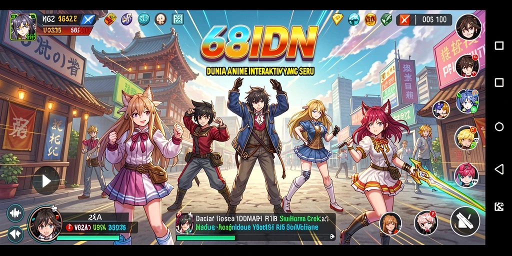 Gameplay seru dan karakter Anime yang menawan.