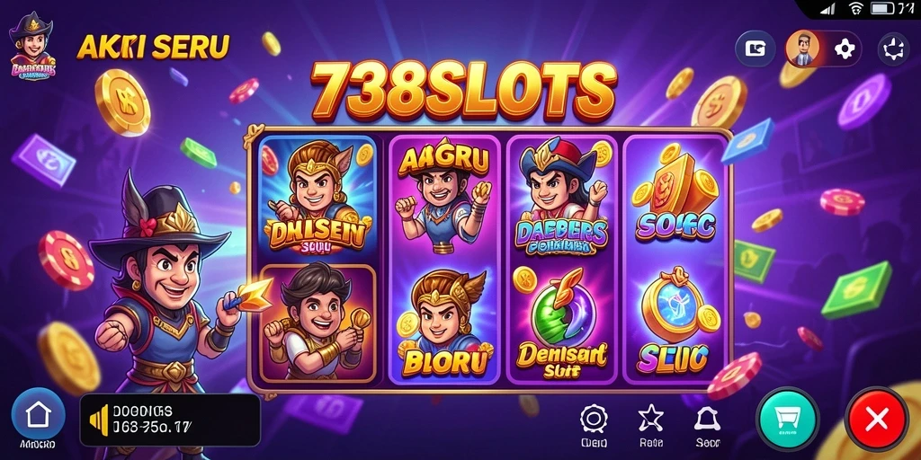 Tampilan gameplay seru dan menarik dari 738SLOTS.