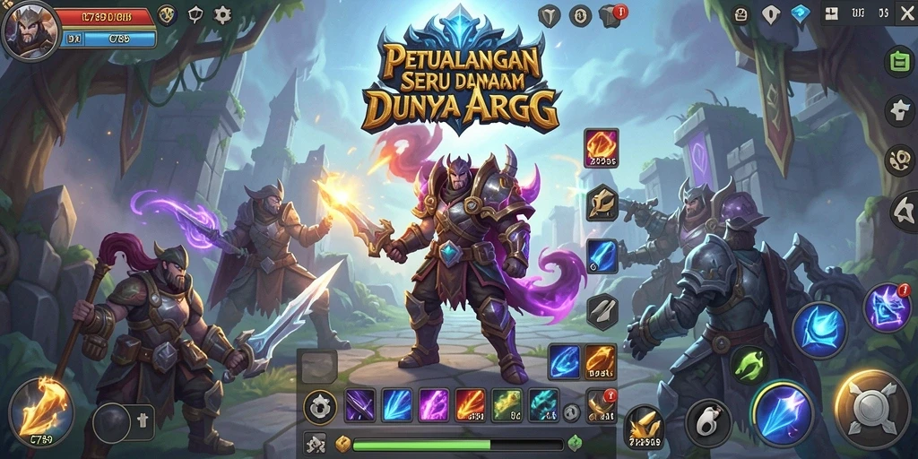 Tampilan gameplay seru C789 dalam genre ARPG yang menawan.