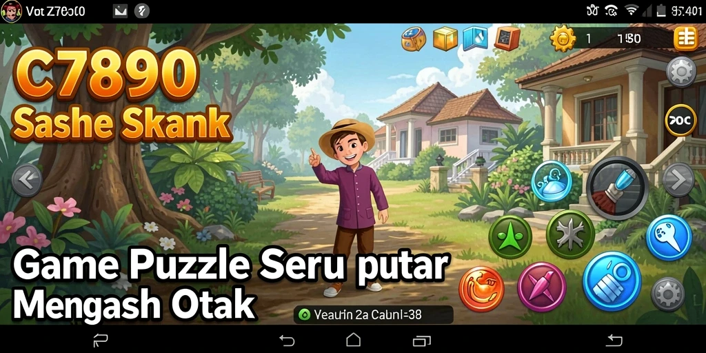 Screenshot C7890 menampilkan gameplay seru dengan teka-teki yang menarik.