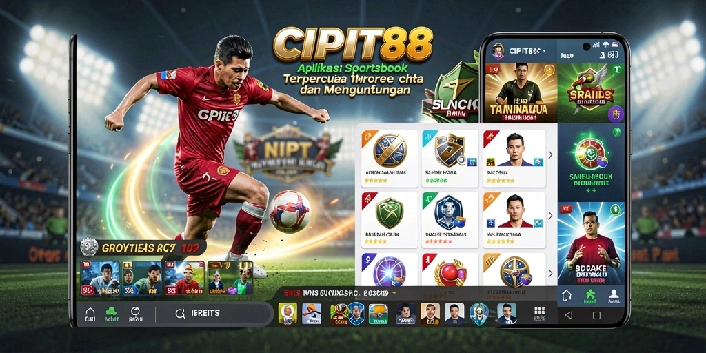 Screenshot yang menunjukkan tampilan permainan sportsbook yang menarik dan interaktif.