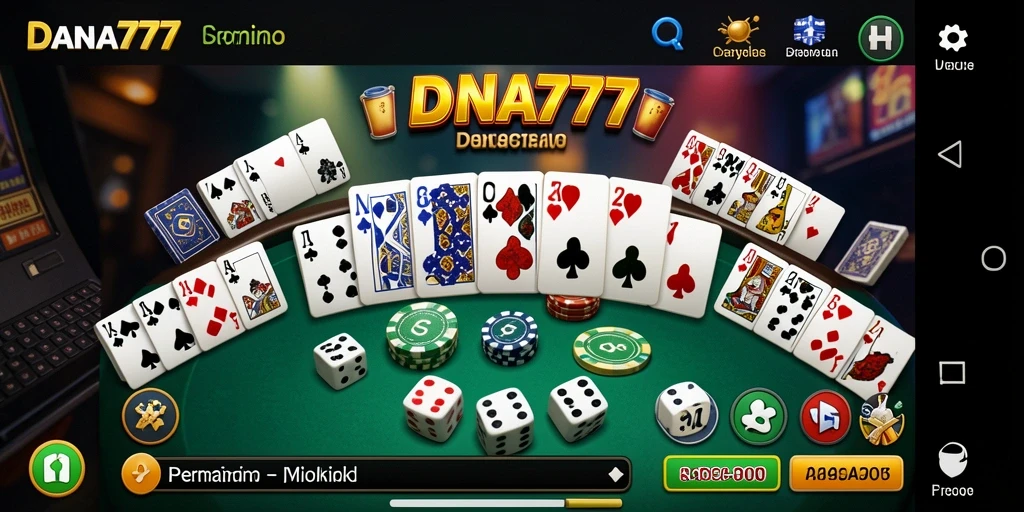 Gameplay DANA777 yang seru dan menantang dalam permainan Domino.