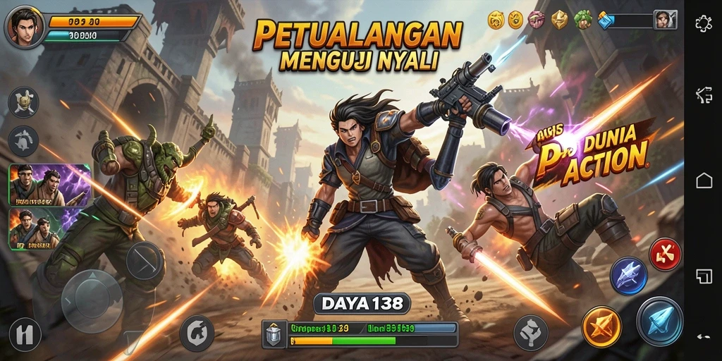 Tampilan gameplay DAYA138 yang mendebarkan dan penuh aksi.