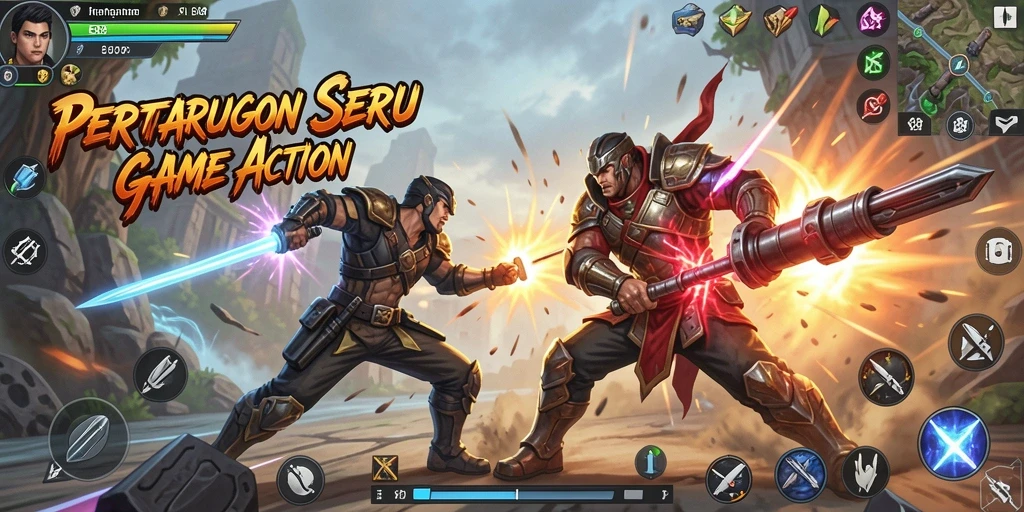 Tampilan gameplay E88 yang menegangkan dan seru.
