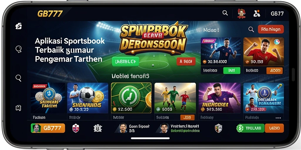 Tampilan gameplay Sportsbook GB777 yang menarik dan interaktif.