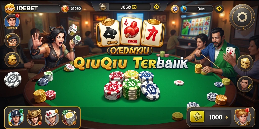 Tampilan gameplay QiuQiu yang mendebarkan di IDEBET.