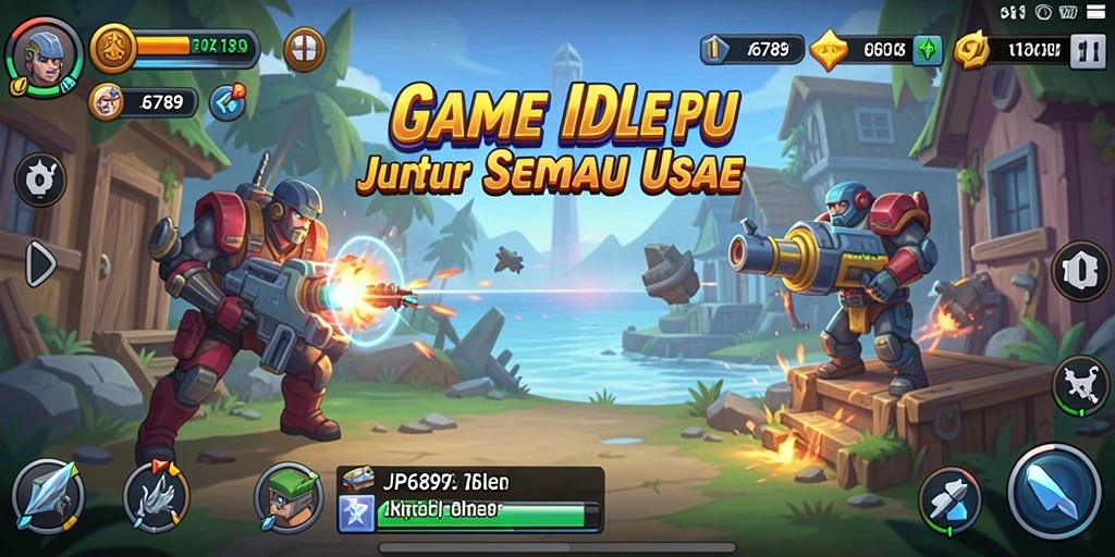 Screenshot utama JP6789 menampilkan gameplay Idle yang menyenangkan.