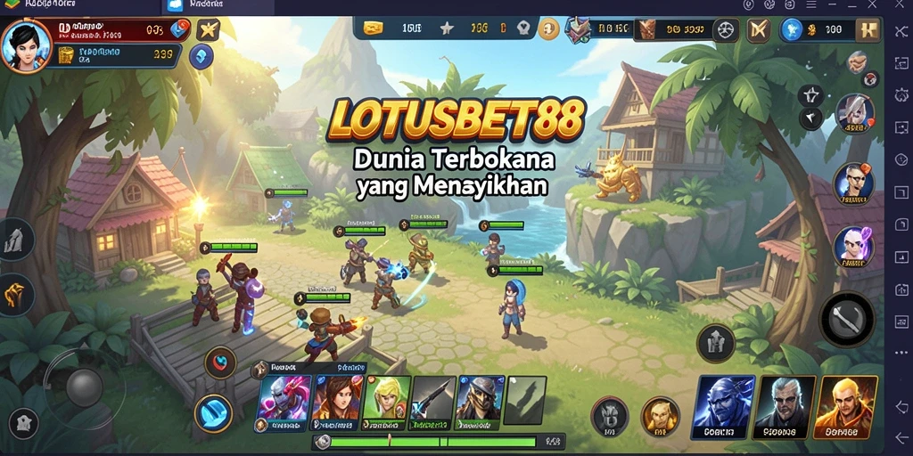 Tampilan menarik dari gameplay LOTUSBET88 yang mendebarkan.