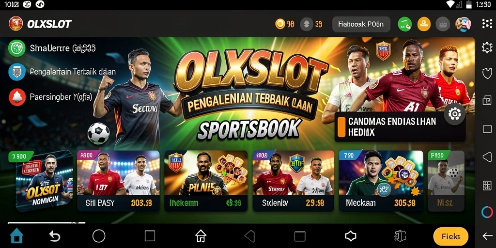Tampilan permainan OLXSLOT yang menarik untuk taruhan olahraga.