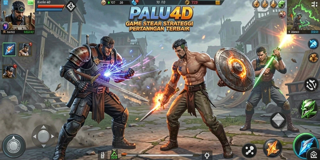 Tangkapan layar utama PALU4D menampilkan aksi strategis yang seru.