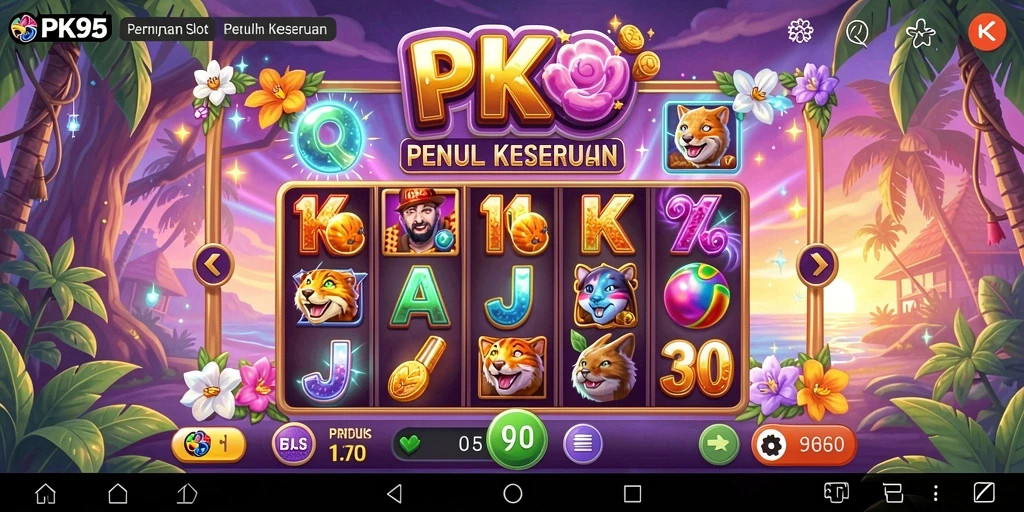 Tampilan menarik dari gameplay Slot PK95 yang mendebarkan.