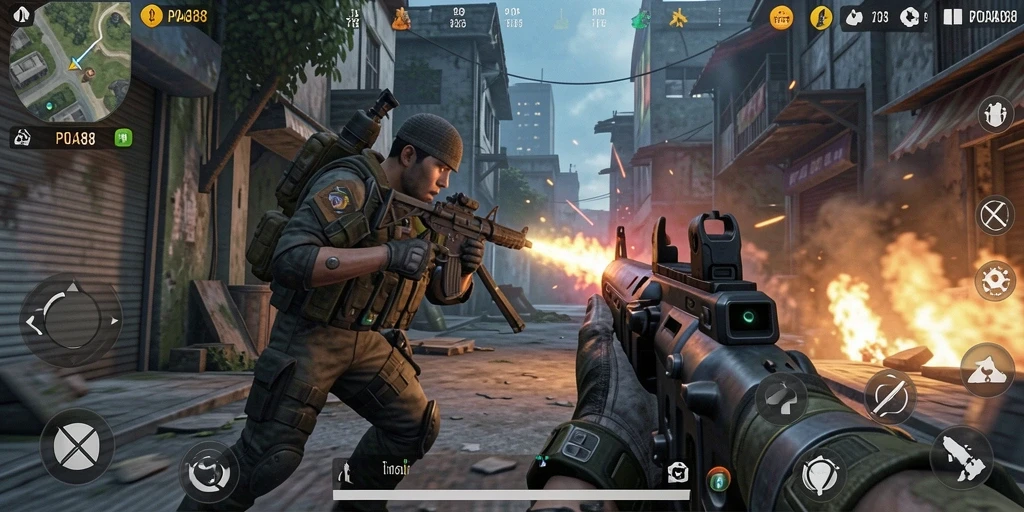 Gameplay dinamis dan menegangkan dari POA88 memperlihatkan aksi pertempuran yang seru.