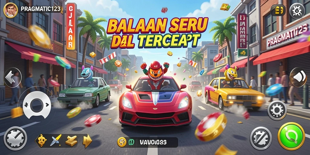 Gameplay balapan seru di PRAGMATIC123 dengan grafis menawan.