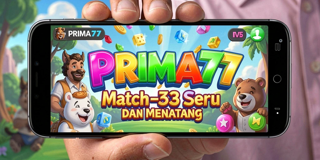 Tampilan gameplay seru dan menantang di PRIMA77.