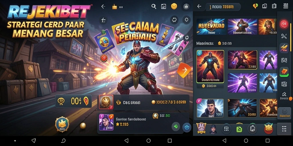 Tangkapan layar permainan REJEKIBET dengan aksi strategi yang menarik.