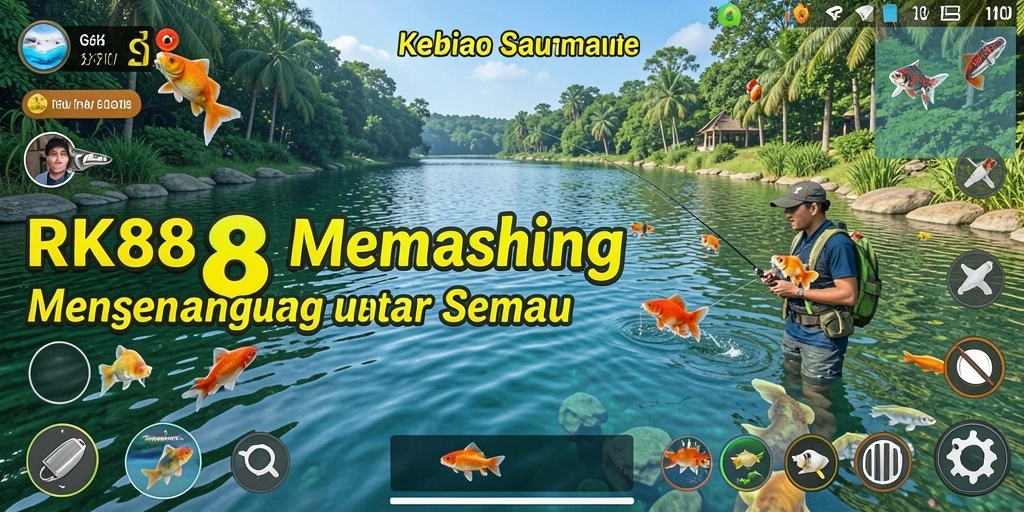 Tampilan menakjubkan saat menangkap ikan dalam RK88.