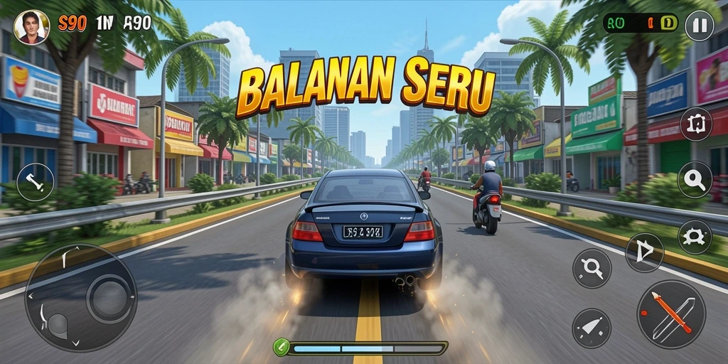 Gameplay Racing penuh aksi dan keseruan di S80.