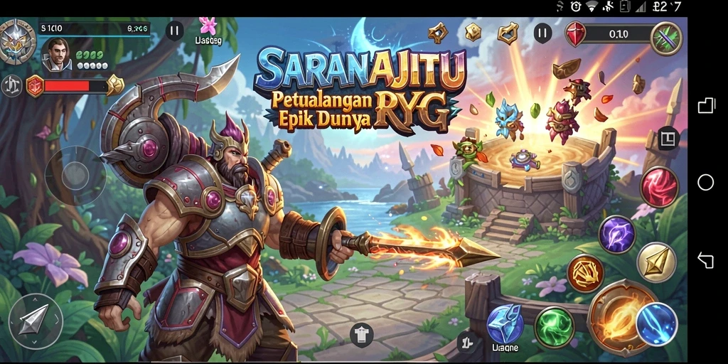 Gameplay seru di dunia fantasi SARANAJITU.