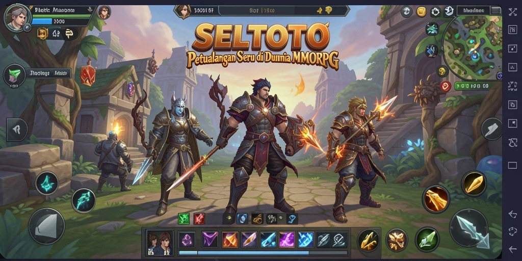 Tampilan gameplay seru dalam dunia fantasi SELTOTO.