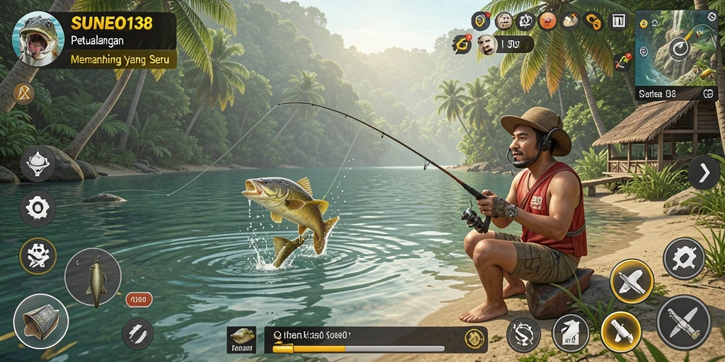 Gameplay SUNEO138 yang menarik dengan suasana memancing yang mendebarkan.