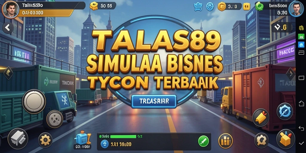 Screenshot gameplay TALAS89 dengan antarmuka Tycoon yang menarik.