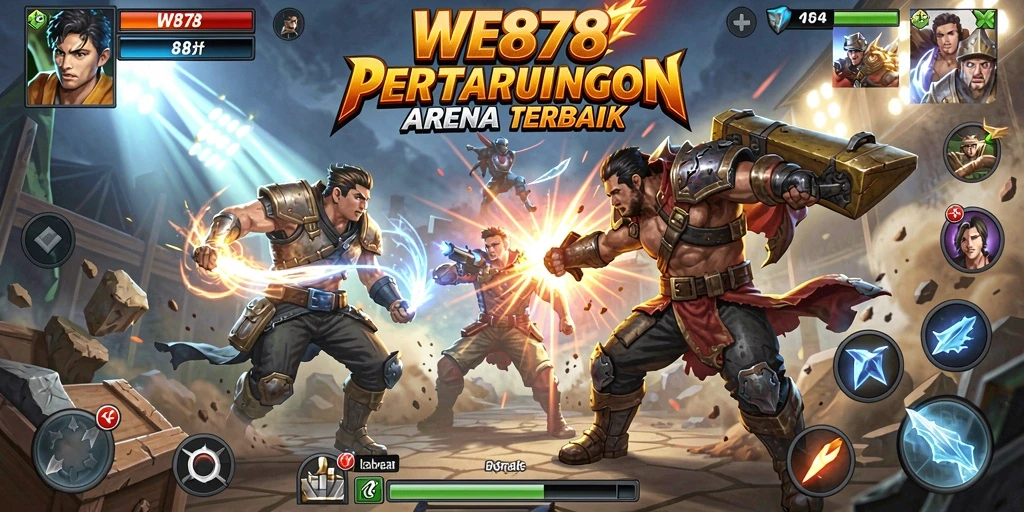 Tampilan aksi pertarungan mendebarkan di WE878.